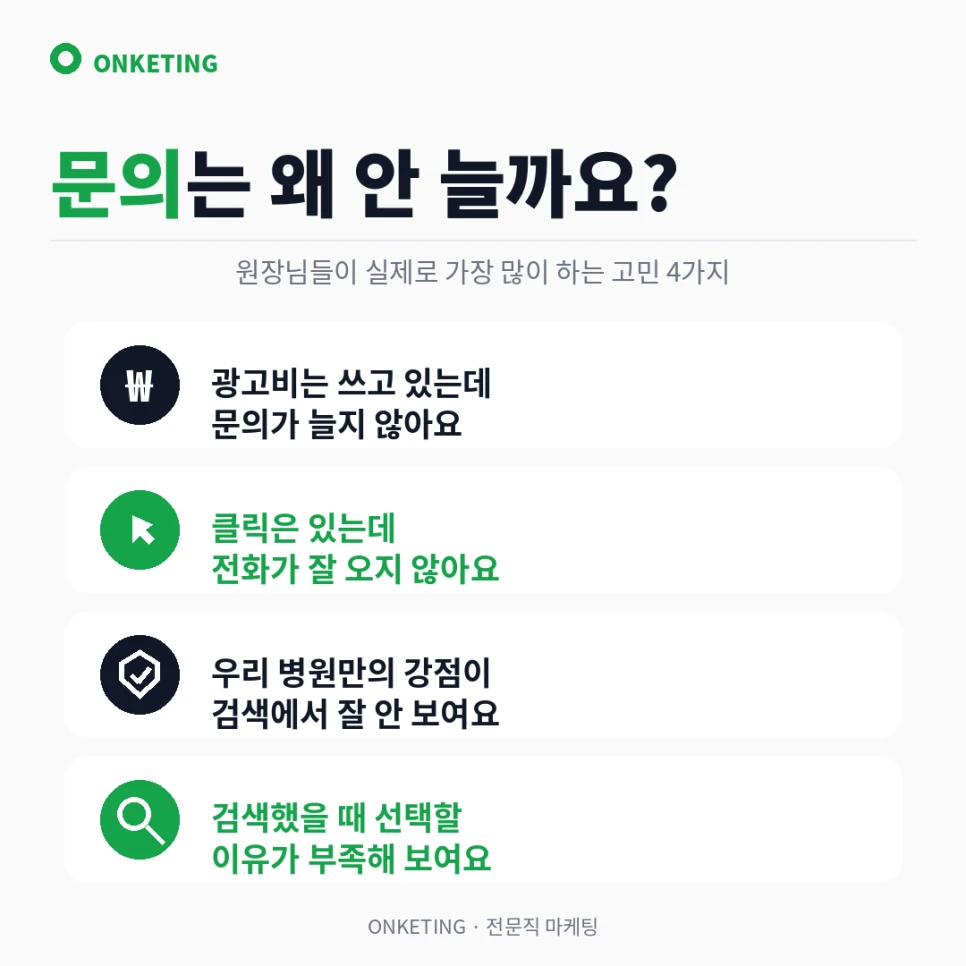 병원 블로그마케팅, 문의가 늘지 않는 진짜 이유